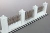 RT-Diorama 35275 Brick wall with Fence 1/35